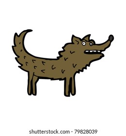 rough cartoon dog