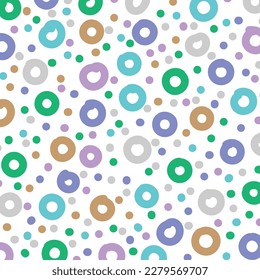 Rough circle and dots light colors background