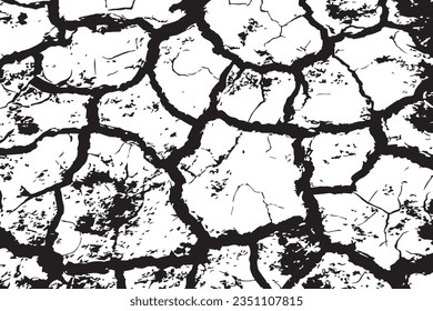 rough and cracked grungy texture