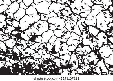 textura gruesa y agrietada