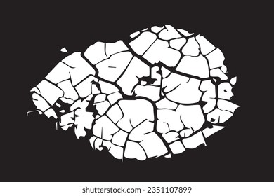 rough and cracked grungy texture