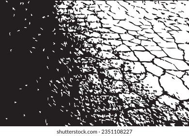 rough and cracked grungy texture