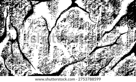Rough cracked texture background featuring distressed grunge surface with broken stone patterns. Ideal for vintage overlays, poster graphics, urban textures, abstract backgrounds, and creative design projects.