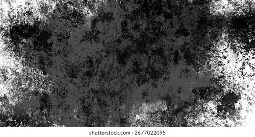 Parede grunge rugosa danificada com arranhão e cobertura de textura de tinta