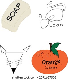 Rough Design for Signs and Logo