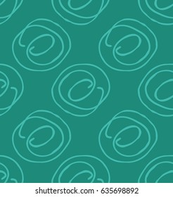 Rough drawn doodled circle.Abstract seamless pattern. Universal bright background for greeting cards, invitations. Had drawn ink and marker watercolor texture.