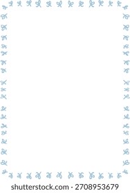 Bordes rugosos Doodle Simple Antiguas marco de borde rectangular