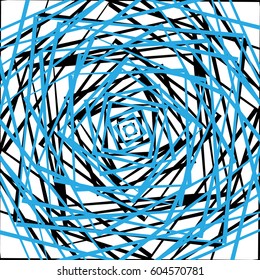 Rough edgy pattern or texture in one color and black