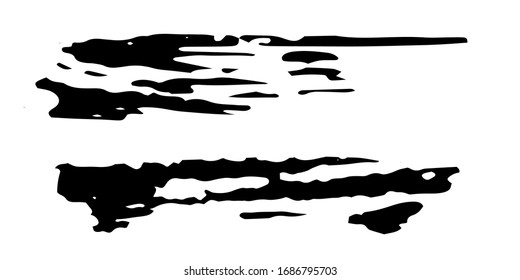 Elemento duro. Afiche Blanco Y Negro Grunge. Elemento de masa de fondo. Sencillo Dibujo Funky De Medio Tono. Luminoso Pincel Monocromo. Simple