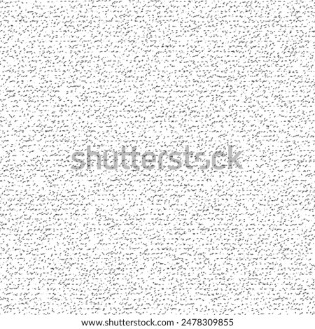 Rough fabric from the country, white with tiny black flecks. Canvas texture. Towel or kitchen napkin woven with cotton thread. Abstract vector seamless.