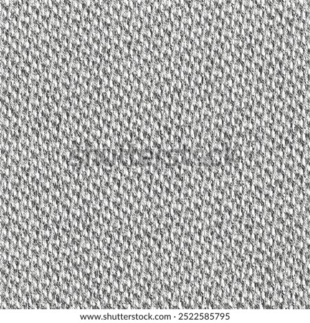 Rough fabric made of hemp or jute twine, image in black and white. Sack cloth texture. Knitted background. Abstract vector seamless.