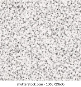 Rough flecked fabric texture. Canvas background. Vector illustration.