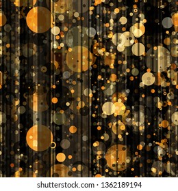Textura dorada rugosa sin fisuras con partículas redondas brillantes. Fondo Abstractas del Vector para la página del Web, telón de fondo de los Anuncios, tela, decoración casera, envoltura