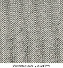 Rough, gray fabric made of hemp and cotton. Flecked cloth of modest quality. Rustic wool blanket. Abstract vector seamless.