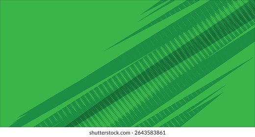 Rough green brush strokes with spray texture. Hand drawn damaged vintage banner with thick zigzag lines. Rough thick brush strokes texture. Spray paint effect vector background.