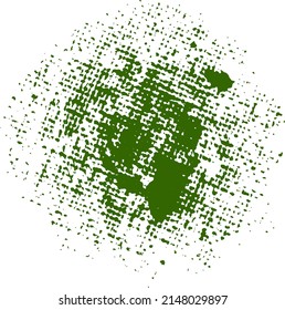 A rough green shape blot, useful as a pattern background.  Vector illustration.