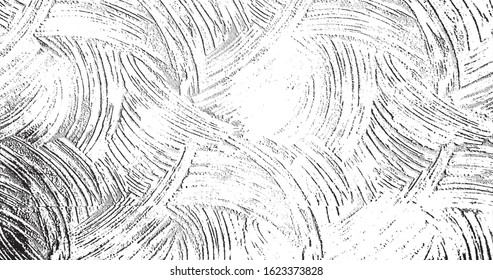 rough grunge brush wall background, vector illustration on white.