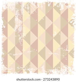 Rough Grunge Geometrical Pattern Background