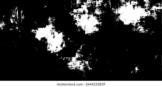 Rough Grunge Paint Texture in Black Ink