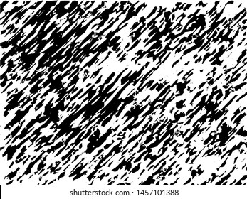 Rough grunge pattern design. Black dusty scratchy texture. Abstract grainy background.Splatter grungy overlay pattern design. Dry brush strokes. Vector illustration. 