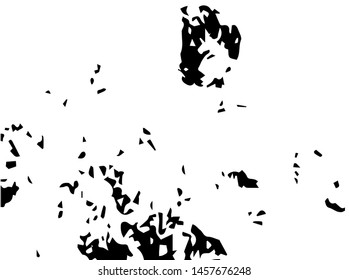 Rough grunge pattern design. Black dusty scratchy texture. Abstract grainy background.Splatter grungy overlay pattern design. Dry brush strokes. Vector illustration.  
