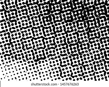 Rough grunge pattern design. Black dusty scratchy texture. Abstract grainy background.Splatter grungy overlay pattern design. Dry brush strokes. Vector illustration.  
