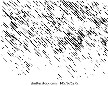 Rough grunge pattern design. Black dusty scratchy texture. Abstract grainy background.Splatter grungy overlay pattern design. Dry brush strokes. Vector illustration.  

