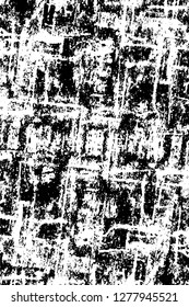 Rough grunge pattern design. Watercolor dry brush strokes texture. Faded dyed paper texture. Sketch cartoon pop art design