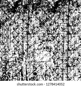 Rough grunge pattern design. Watercolor dry brush strokes texture. Faded dyed paper texture. Sketch cartoon pop art design
