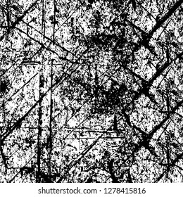 Rough grunge pattern design. Watercolor dry brush strokes texture. Faded dyed paper texture. Sketch cartoon pop art design