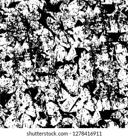 Rough grunge pattern design. Watercolor dry brush strokes texture. Faded dyed paper texture. Sketch cartoon pop art design