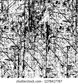 Rough grunge pattern design. Watercolor dry brush strokes texture. Faded dyed paper texture. Sketch cartoon pop art design