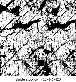 Rough grunge pattern design. Watercolor dry brush strokes texture. Faded dyed paper texture. Sketch cartoon pop art design