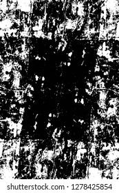 Rough grunge pattern design. Watercolor dry brush strokes texture. Faded dyed paper texture. Sketch cartoon pop art design