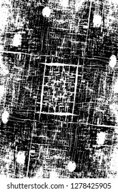 Rough grunge pattern design. Watercolor dry brush strokes texture. Faded dyed paper texture. Sketch cartoon pop art design