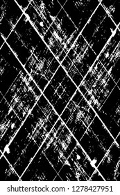 Rough grunge pattern design. Watercolor dry brush strokes texture. Faded dyed paper texture. Sketch cartoon pop art design