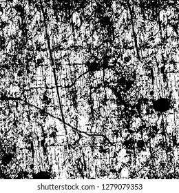 Rough grunge pattern design. Watercolor dry brush strokes texture. Faded dyed paper texture. Sketch cartoon pop art design