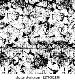 Rough grunge pattern design. Watercolor dry brush strokes texture. Faded dyed paper texture. Sketch cartoon pop art design