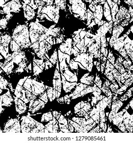 Rough grunge pattern design. Watercolor dry brush strokes texture. Faded dyed paper texture. Sketch cartoon pop art design