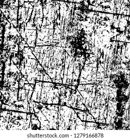 Rough grunge pattern design. Watercolor dry brush strokes texture. Faded dyed paper texture. Sketch cartoon pop art design