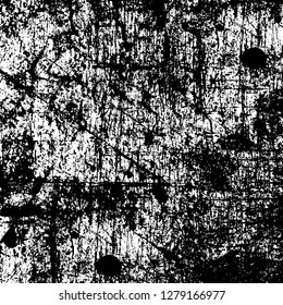 Rough grunge pattern design. Watercolor dry brush strokes texture. Faded dyed paper texture. Sketch cartoon pop art design