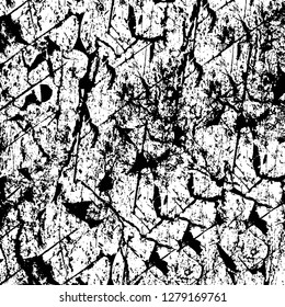 Rough grunge pattern design. Watercolor dry brush strokes texture. Faded dyed paper texture. Sketch cartoon pop art design
