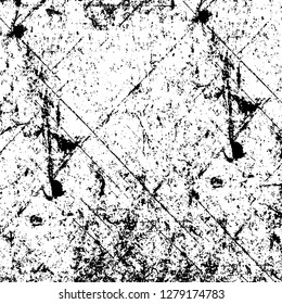 Rough grunge pattern design. Watercolor dry brush strokes texture. Faded dyed paper texture. Sketch cartoon pop art design