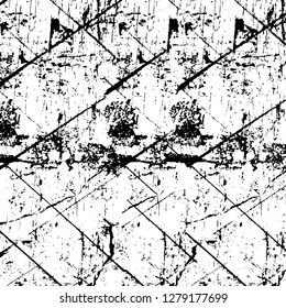 Rough grunge pattern design. Watercolor dry brush strokes texture. Faded dyed paper texture. Sketch cartoon pop art design
