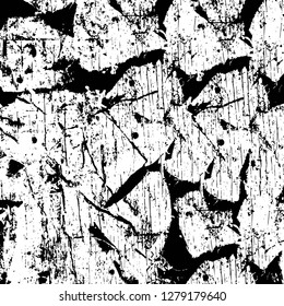 Rough grunge pattern design. Watercolor dry brush strokes texture. Faded dyed paper texture. Sketch cartoon pop art design