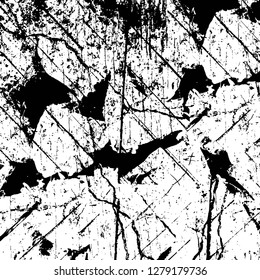 Rough grunge pattern design. Watercolor dry brush strokes texture. Faded dyed paper texture. Sketch cartoon pop art design