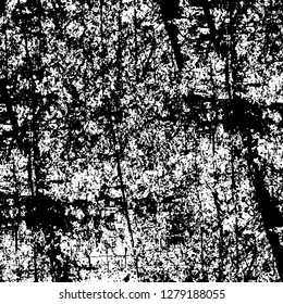 Rough grunge pattern design. Watercolor dry brush strokes texture. Faded dyed paper texture. Sketch cartoon pop art design
