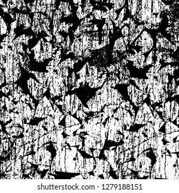 Rough grunge pattern design. Watercolor dry brush strokes texture. Faded dyed paper texture. Sketch cartoon pop art design