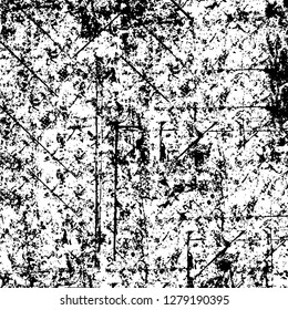 Rough grunge pattern design. Watercolor dry brush strokes texture. Faded dyed paper texture. Sketch cartoon pop art design