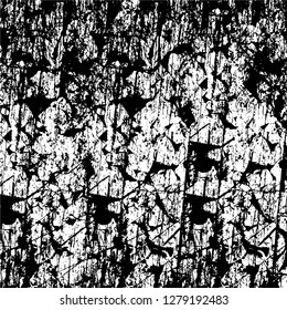 Rough grunge pattern design. Watercolor dry brush strokes texture. Faded dyed paper texture. Sketch cartoon pop art design